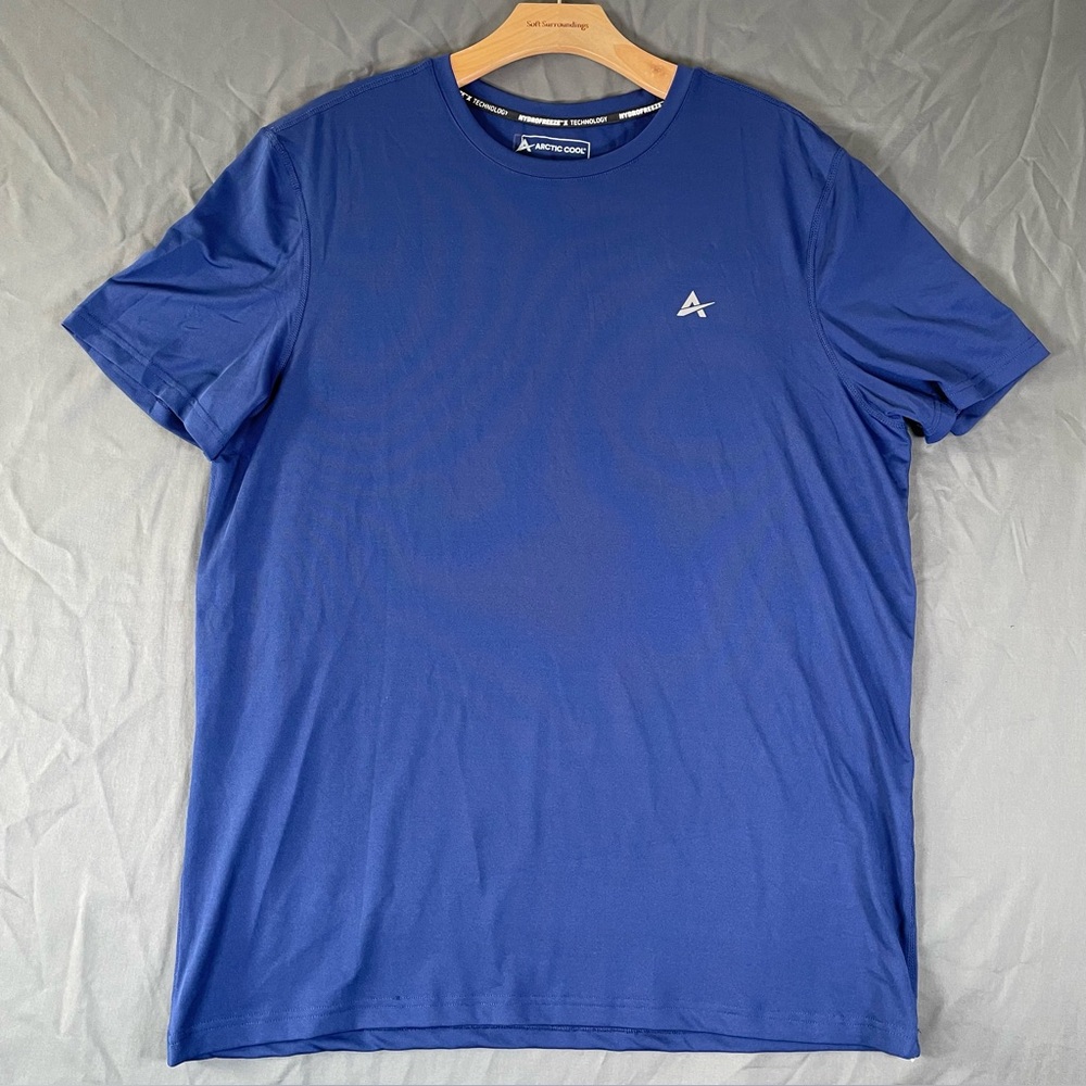 Arctic Cool Hydrofreeze T-Shirt Men's Medium Blue Short Sleeve Activewear Base
